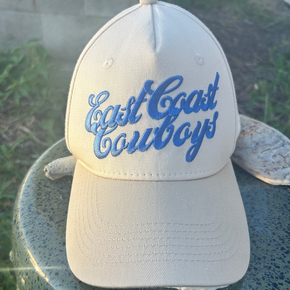 East Coast Cowboys baseball hat with Blue Embroidery